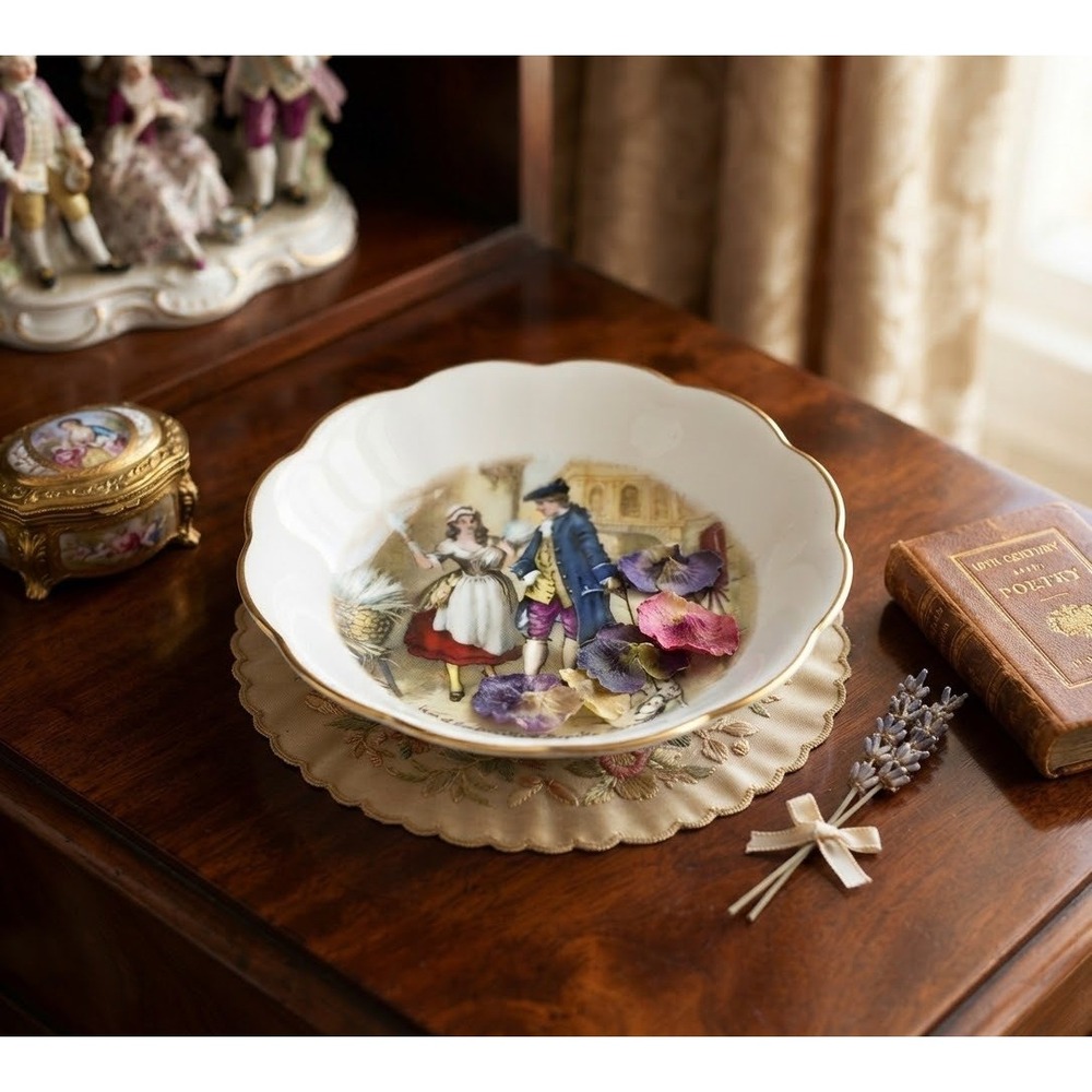 Royal Grafton Cries of London Who'll Buy My Lavender Bone China Bowl 4 inch